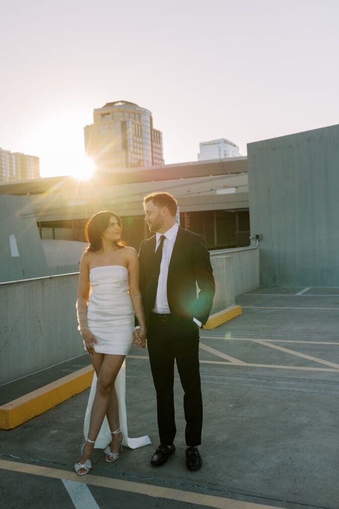 phoenix downtown engagement session