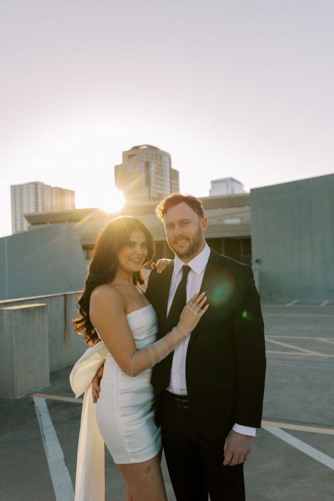 phoenix downtown engagement session