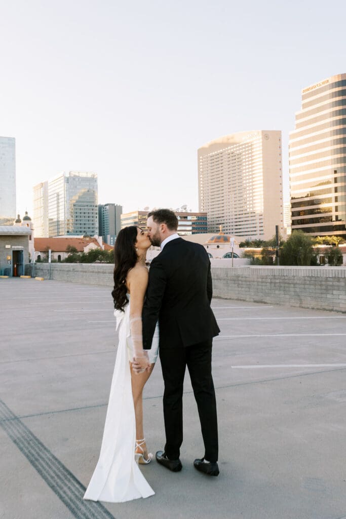 phoenix downtown engagement session
