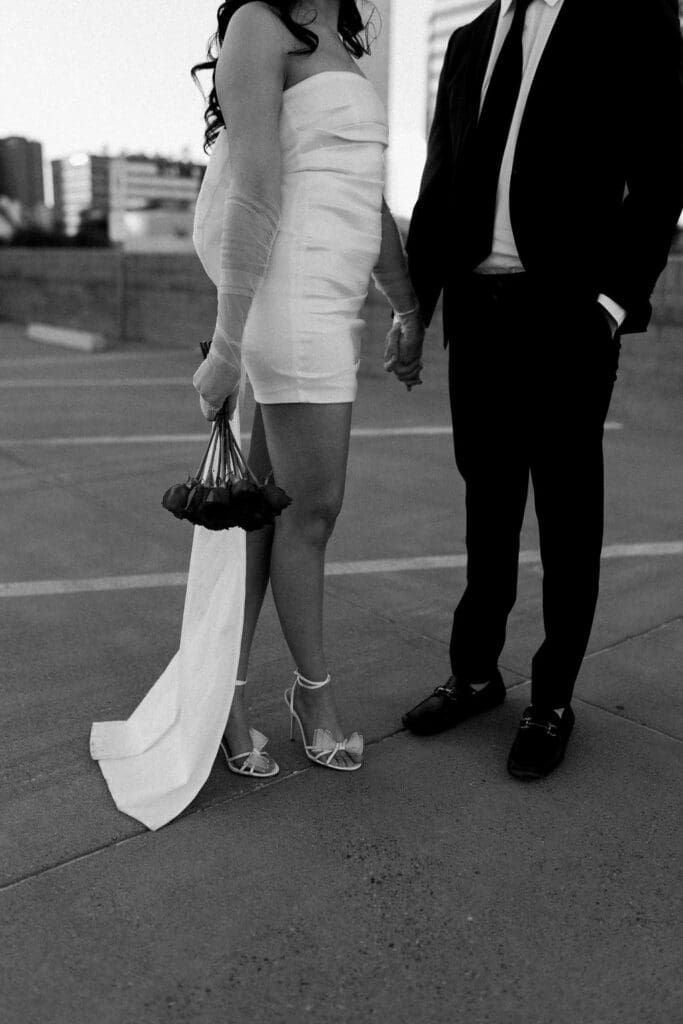 phoenix downtown engagement session