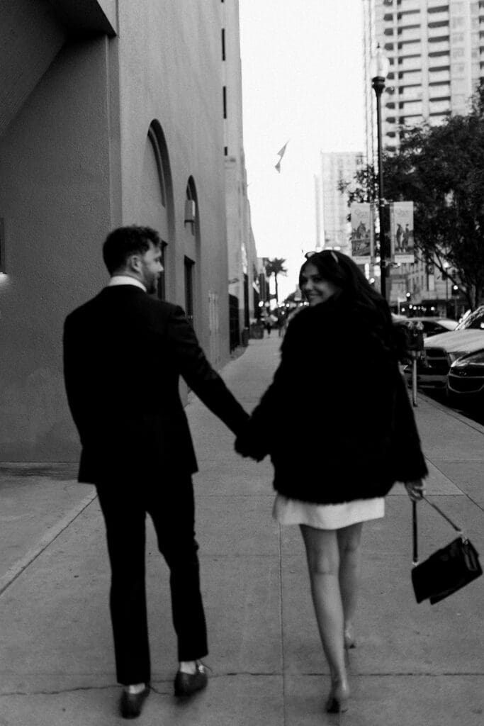 phoenix downtown engagement session