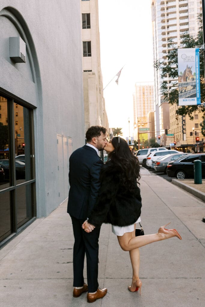 phoenix downtown engagement session