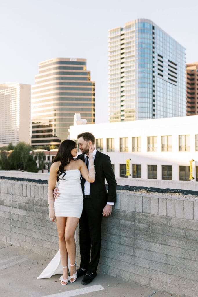 phoenix downtown engagement session