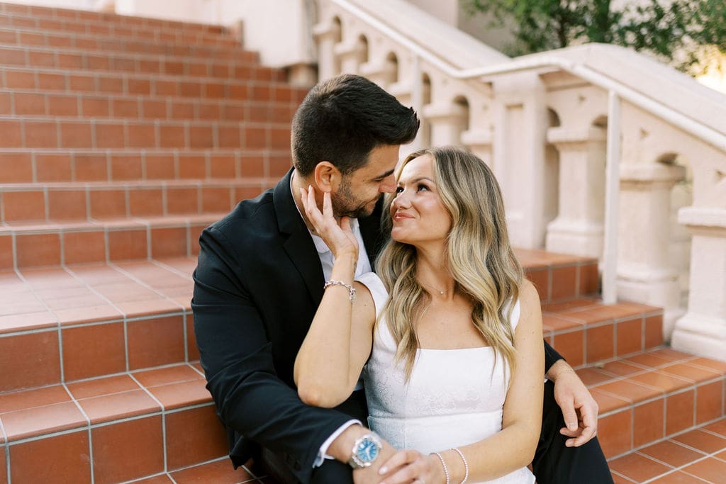phoenix downtown engagement session
