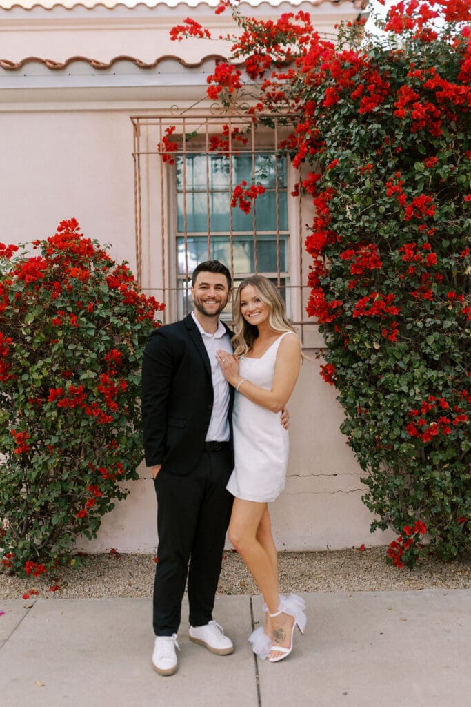 phoenix downtown engagement session