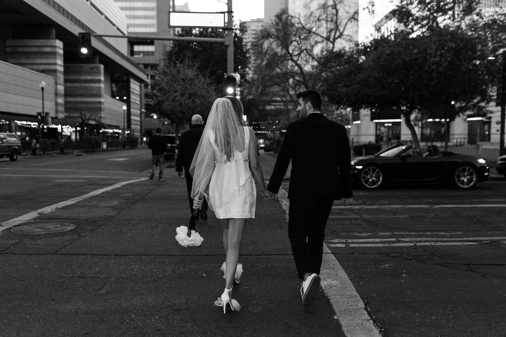 phoenix downtown engagement session