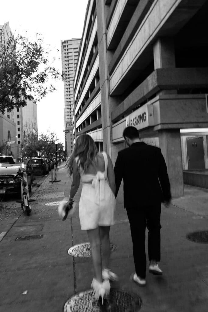 phoenix downtown engagement session