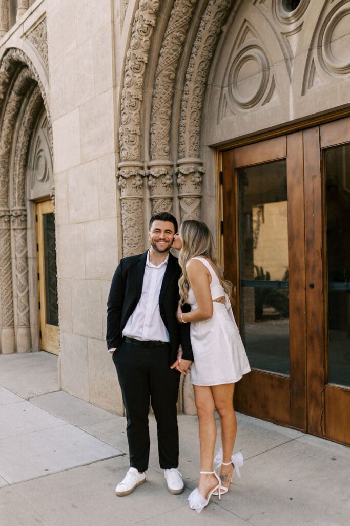 phoenix downtown engagement session