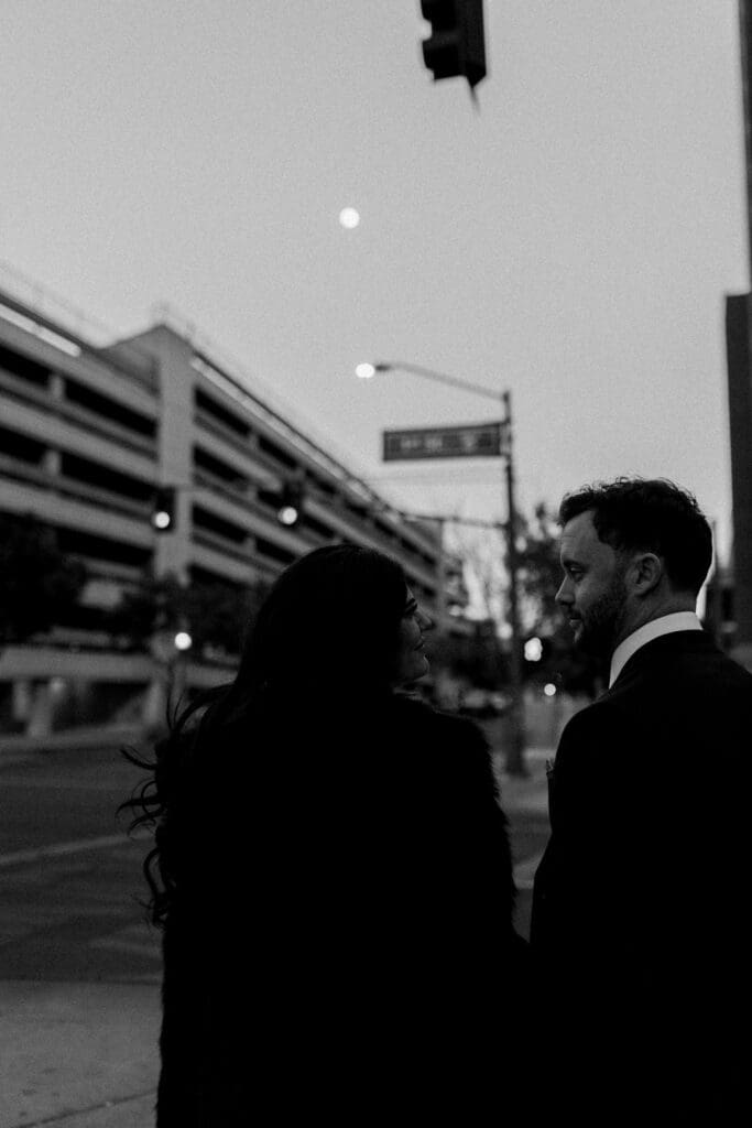 phoenix downtown engagement session