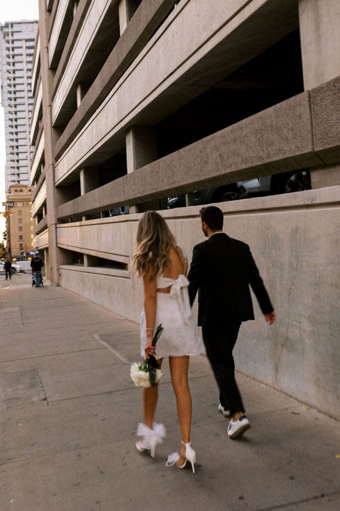 phoenix downtown engagement session