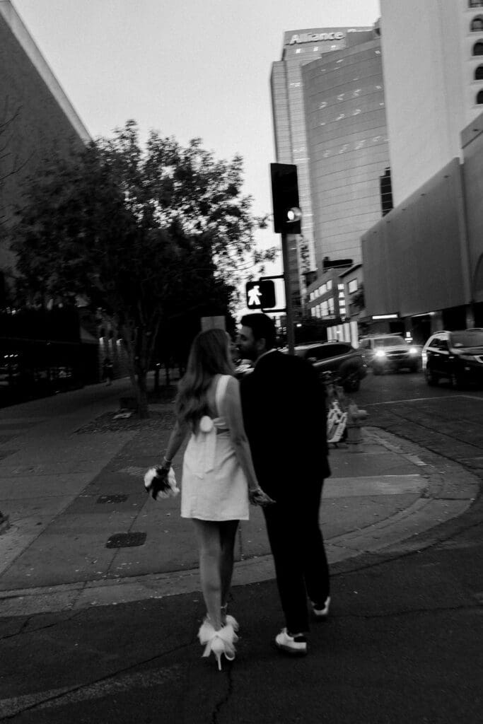phoenix downtown engagement session