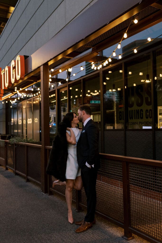 phoenix downtown engagement session