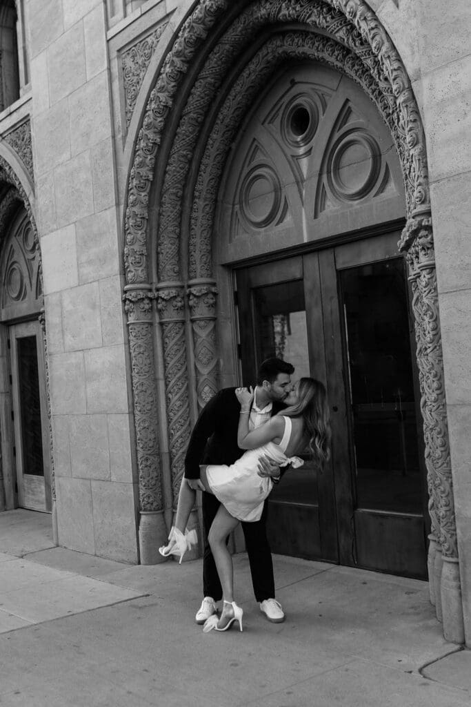 phoenix downtown engagement session
