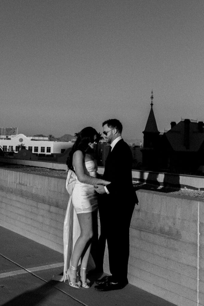 phoenix downtown engagement session