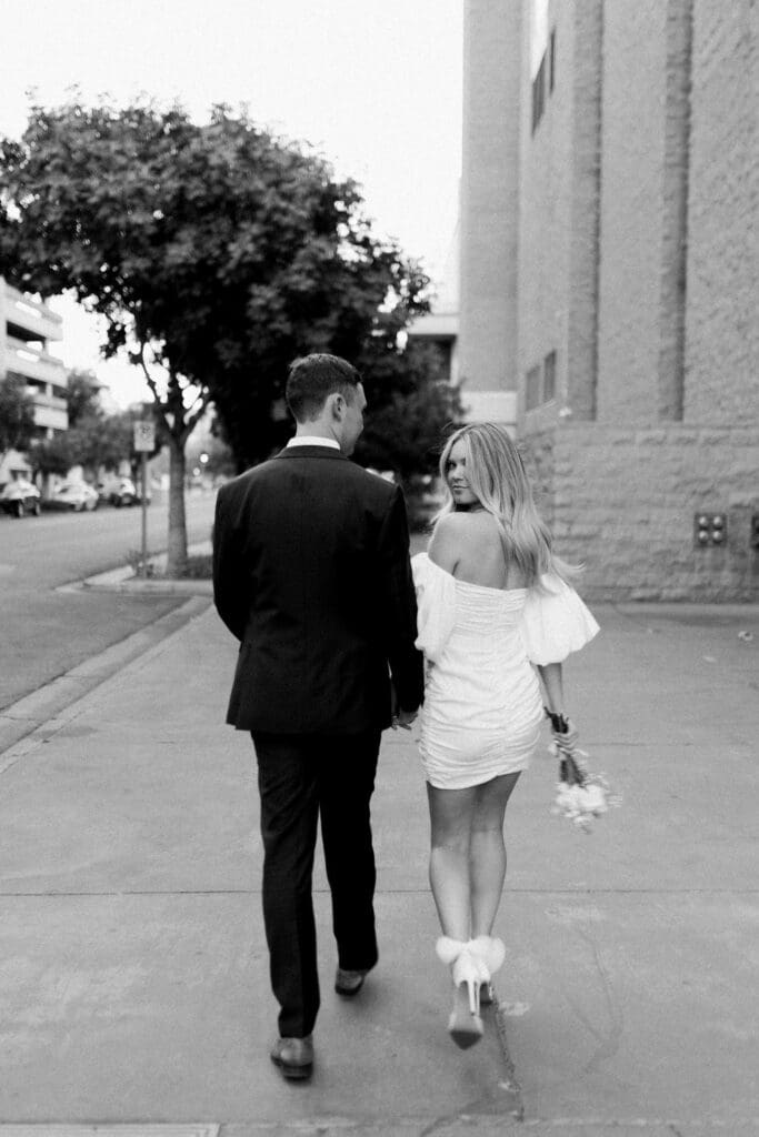 phoenix downtown engagement phoenix downtown elopement arizona elopement photographer