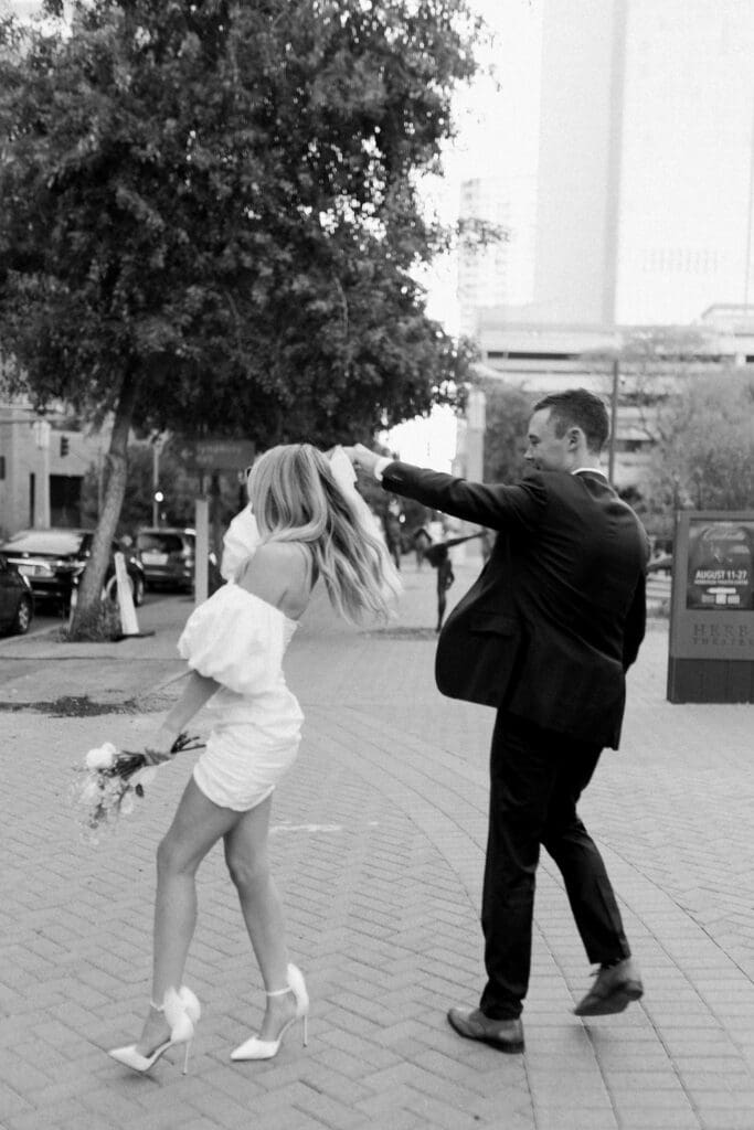 phoenix downtown engagement phoenix downtown elopement arizona elopement photographer