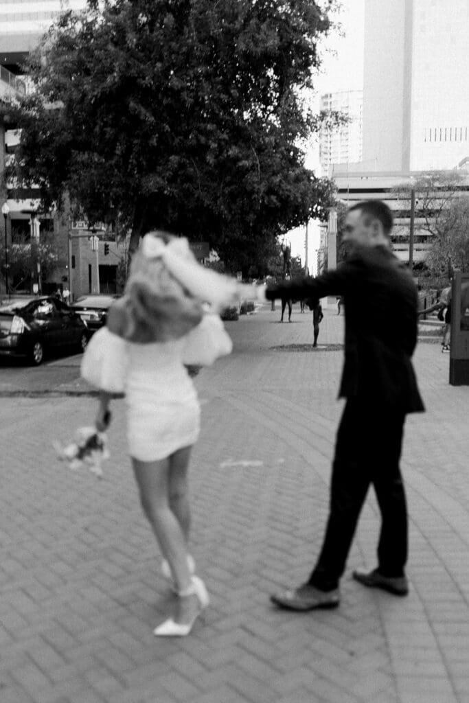 phoenix downtown engagement phoenix downtown elopement arizona elopement photographer