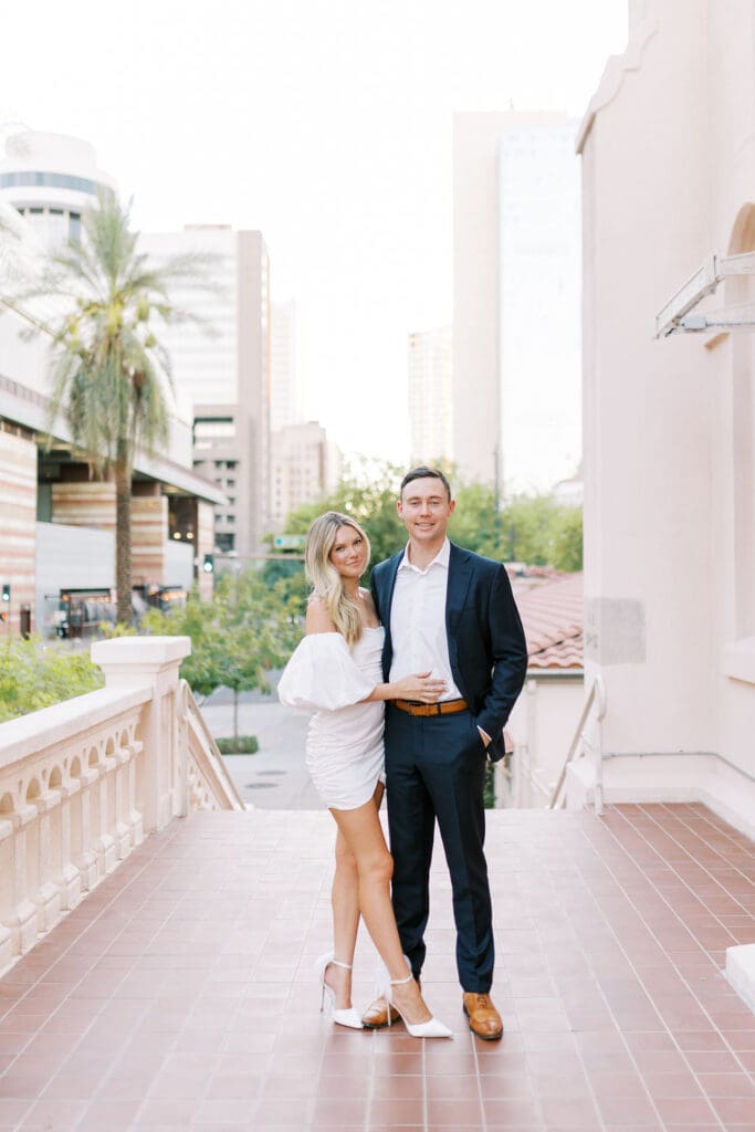 phoenix downtown engagement phoenix downtown elopement arizona elopement photographer