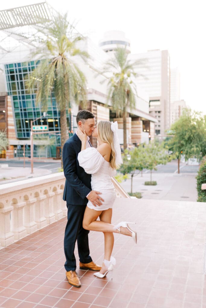 phoenix downtown engagement phoenix downtown elopement arizona elopement photographer