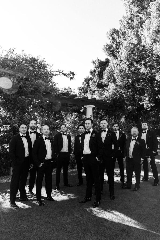 bridal party scottsdale resort and spa scottsdale wedding photographer