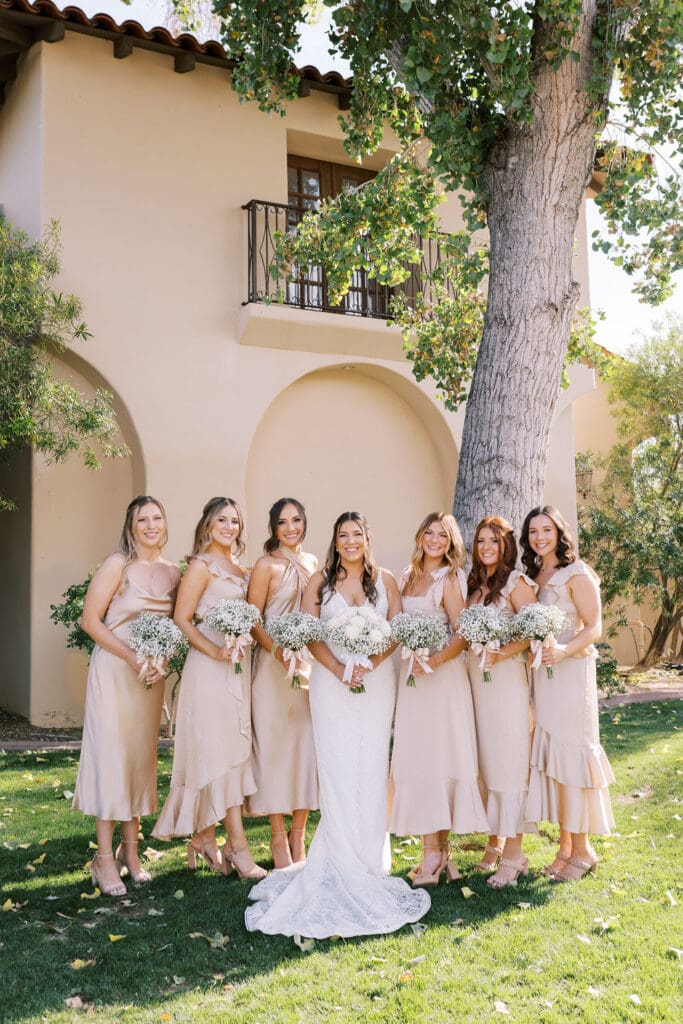 Bridal Party Photos Secret Garden Phoenix Wedding Photographer
