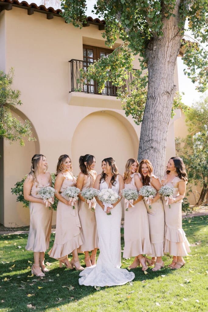 Bridal Party Photos Secret Garden Phoenix Wedding Photographer