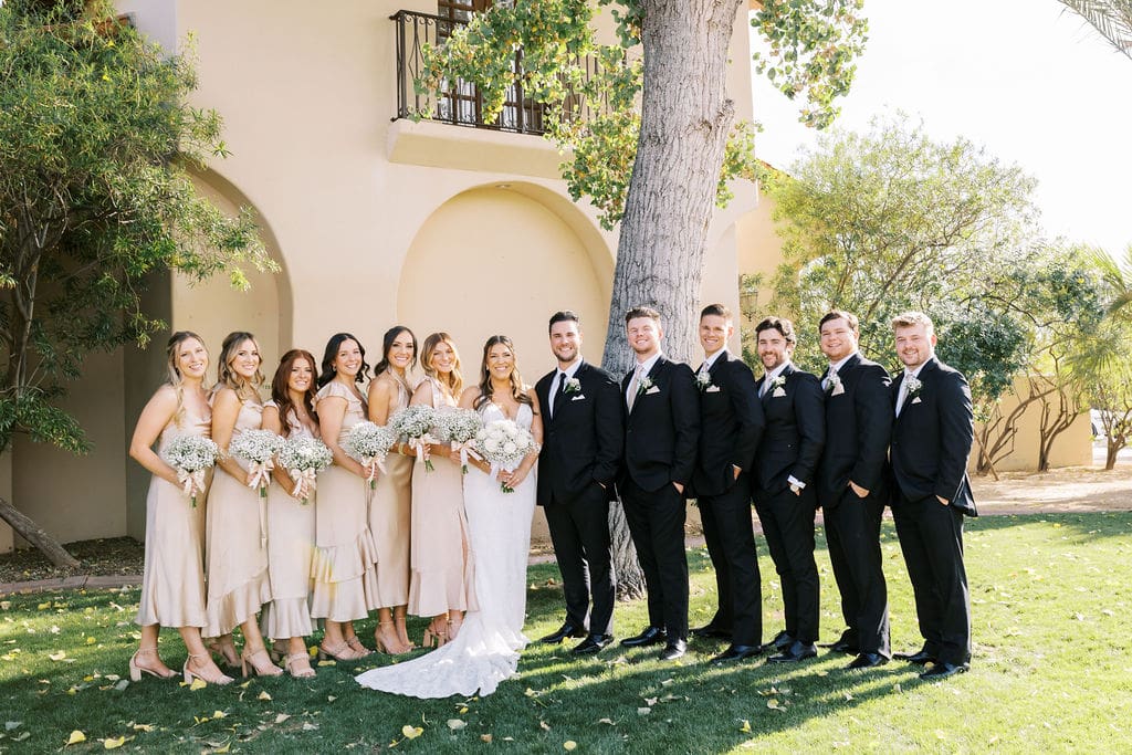 Bridal Party Photos Secret Garden Phoenix Wedding Photographer