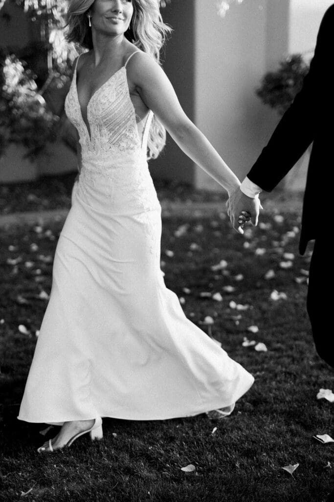 Bride and Groom photos at a Secret Garden Wedding in Phoenix