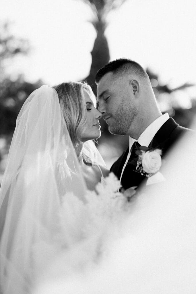 Bride and Groom photos at a Secret Garden Wedding in Phoenix