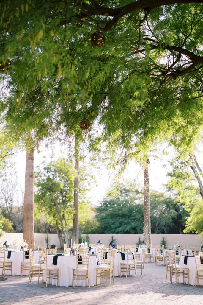 Bride and Groom photos at a Secret Garden Wedding in Phoenix