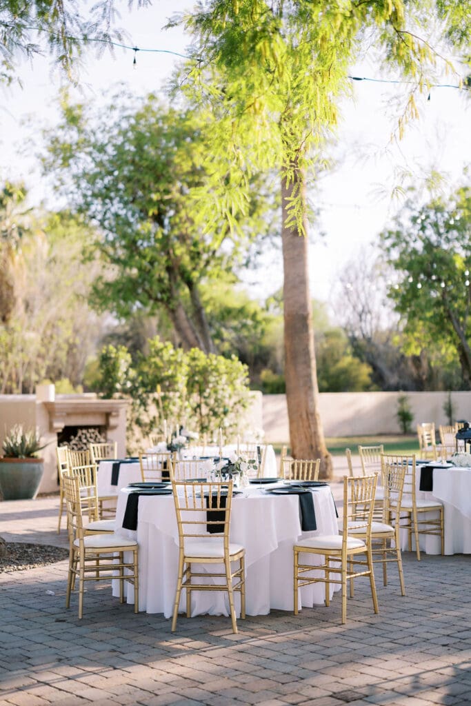 Reception photos at a Secret Garden Wedding in Phoenix