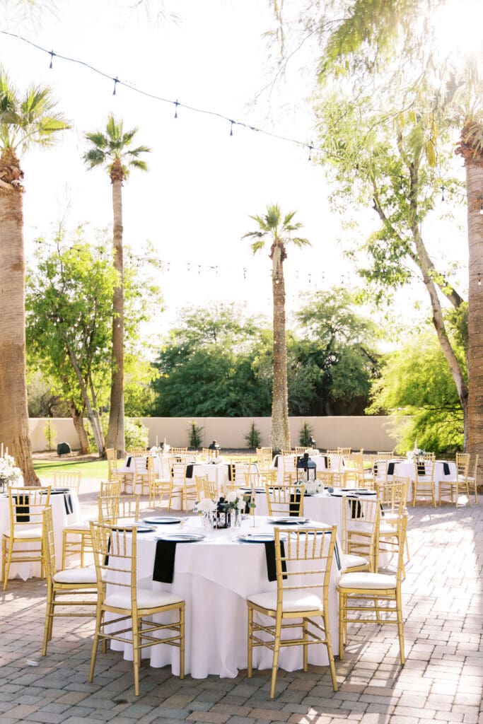 Reception photos at a Secret Garden Wedding in Phoenix