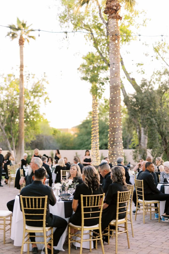 Reception photos at a Secret Garden Wedding in Phoenix