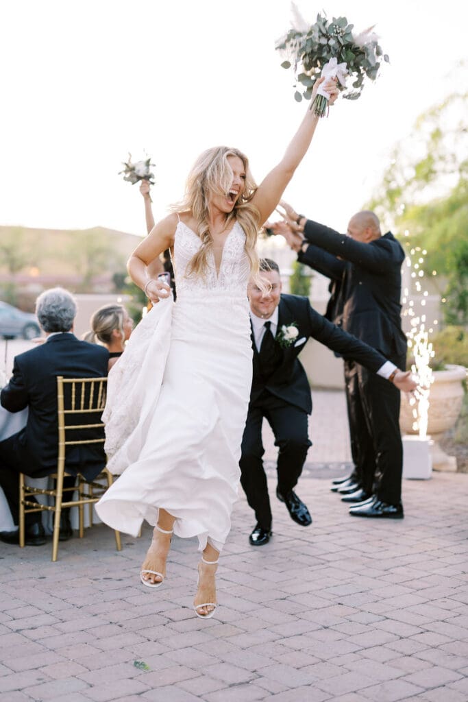 Reception photos at a Secret Garden Wedding in Phoenix
