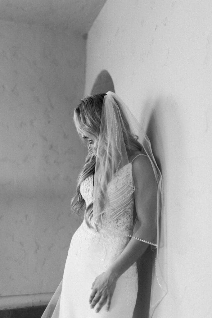 First touch photos at a Secret Garden Wedding in Phoenix