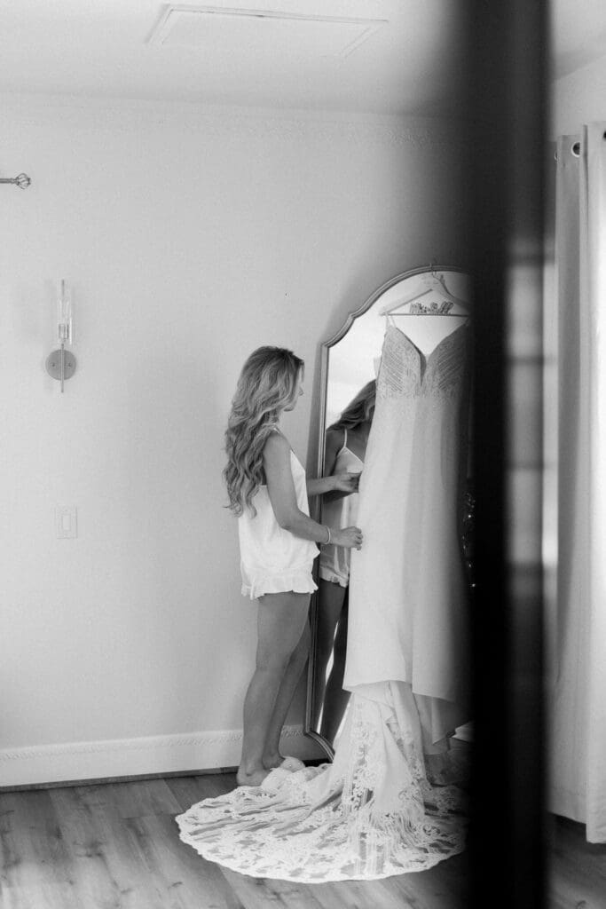 Getting ready photos at a Secret Garden Wedding in Phoenix