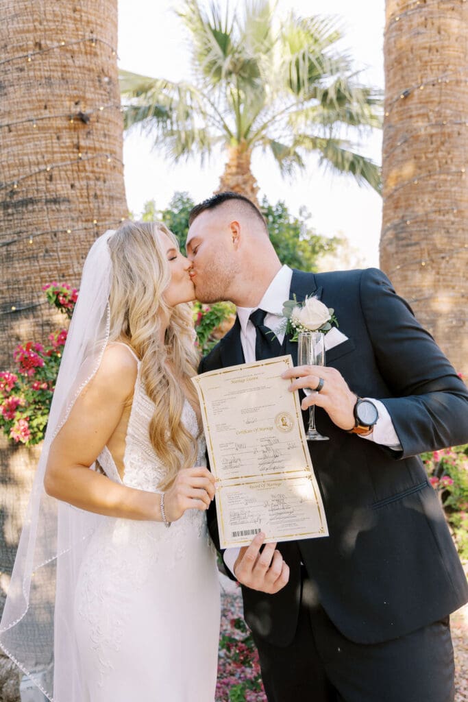Photos at a Secret Garden Wedding in Phoenix