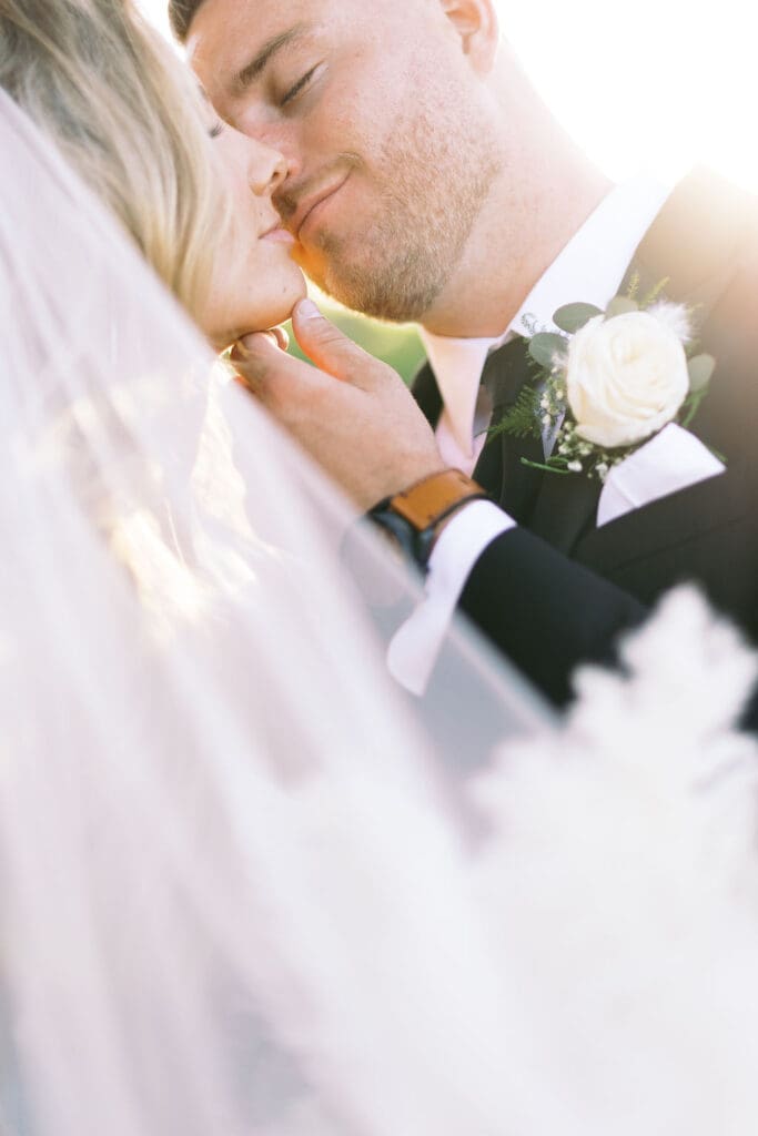 Bride and Groom photos at a Secret Garden Wedding in Phoenix