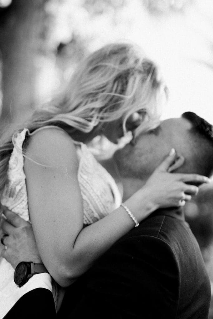 Bride and Groom photos at a Secret Garden Wedding in Phoenix