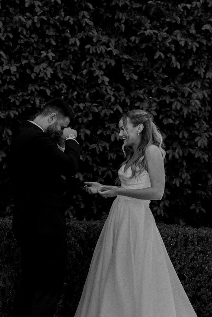 First Look Stonebridge Manor wedding, Arizona wedding photographer