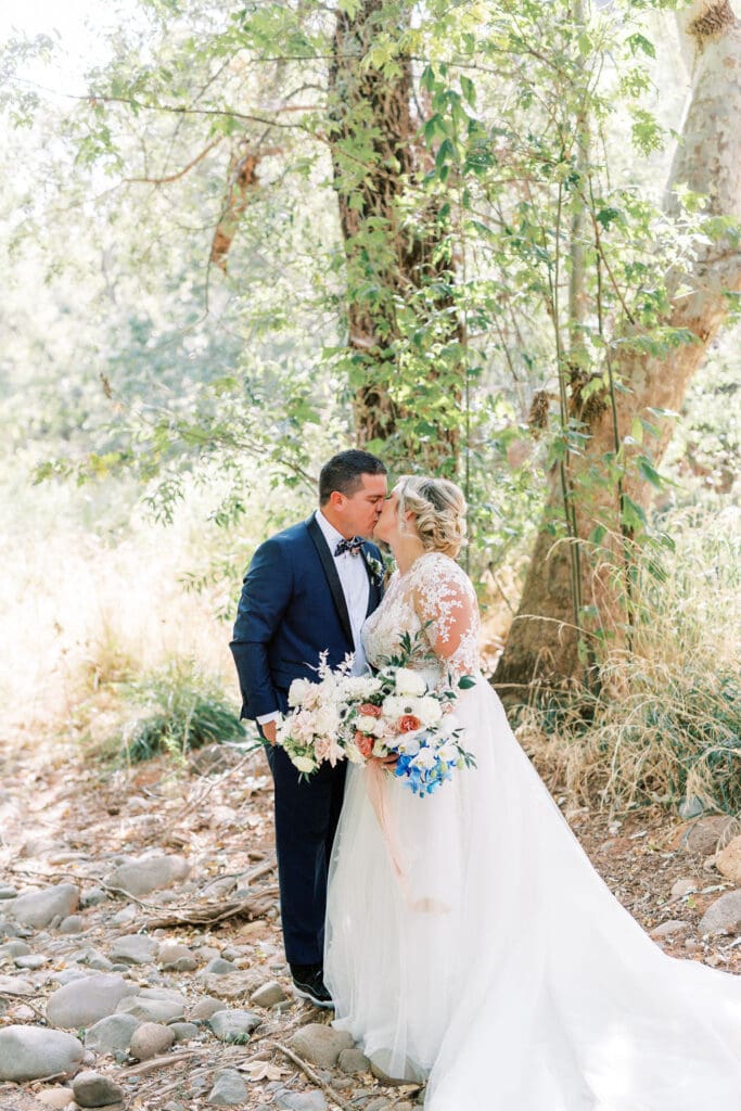 First Look Tlaquepaque Sedona Wedding Photographer