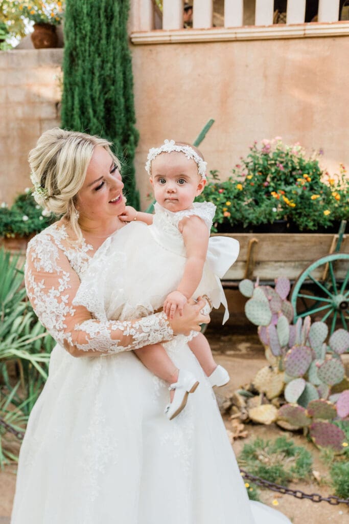 First Look Tlaquepaque Sedona Wedding Photographer