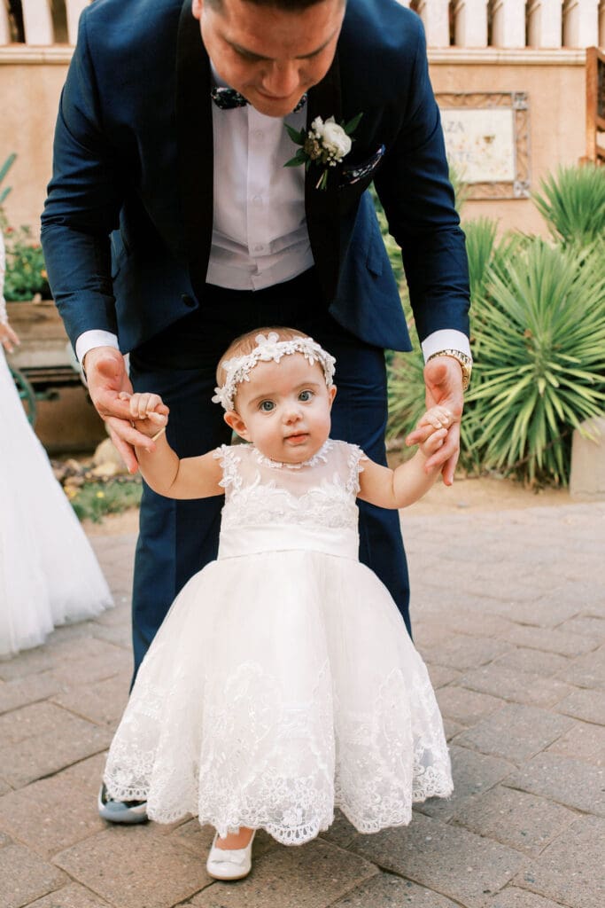 First Look Tlaquepaque Sedona Wedding Photographer