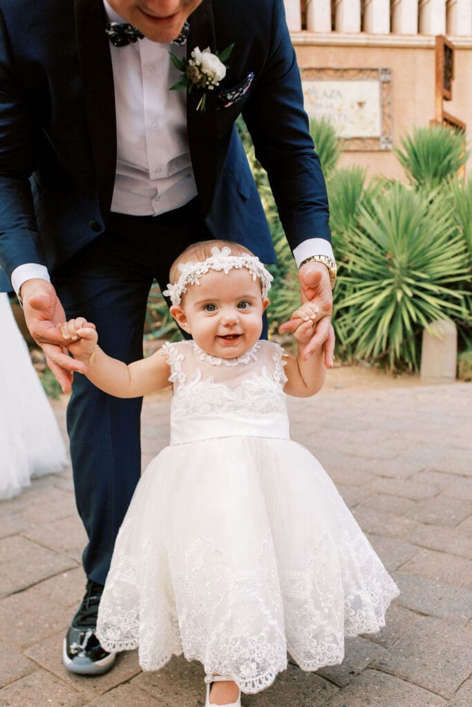First Look Tlaquepaque Sedona Wedding Photographer