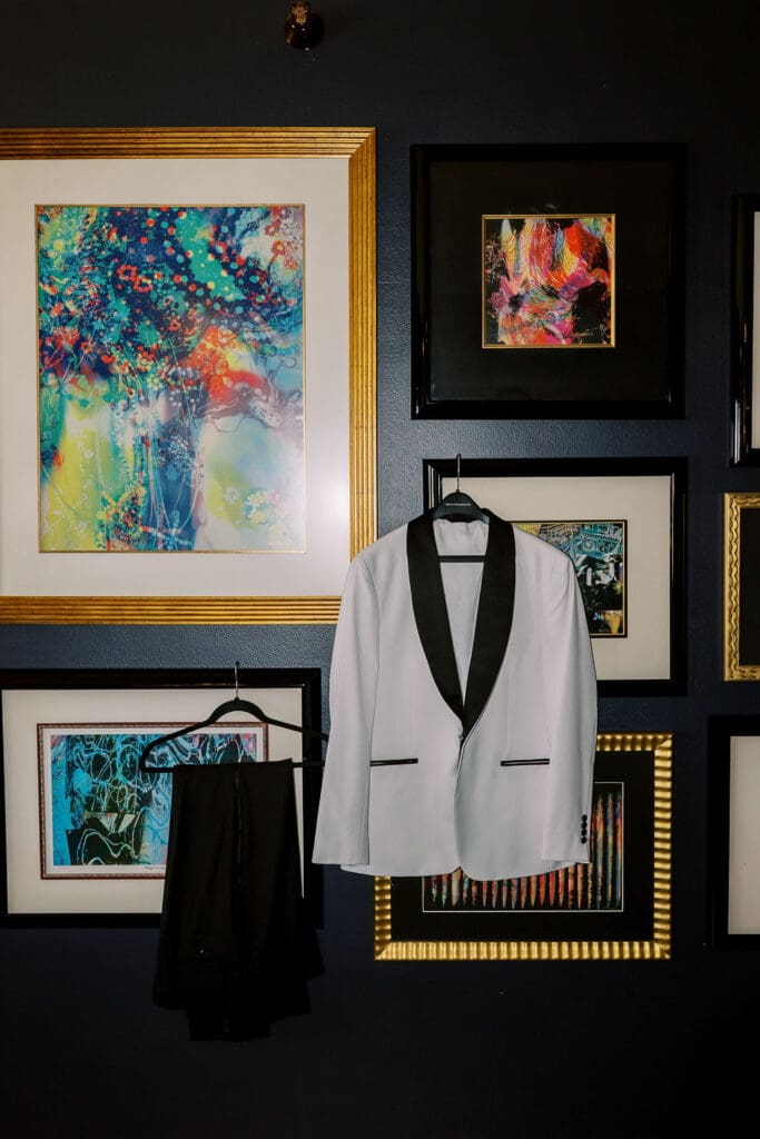 Getting ready at Wrigley mansion wedding, Phoenix Wedding Photographer
