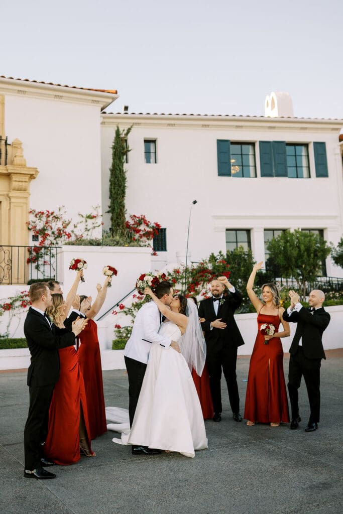 Bridal Party at Wrigley mansion wedding, Phoenix Wedding Photographer